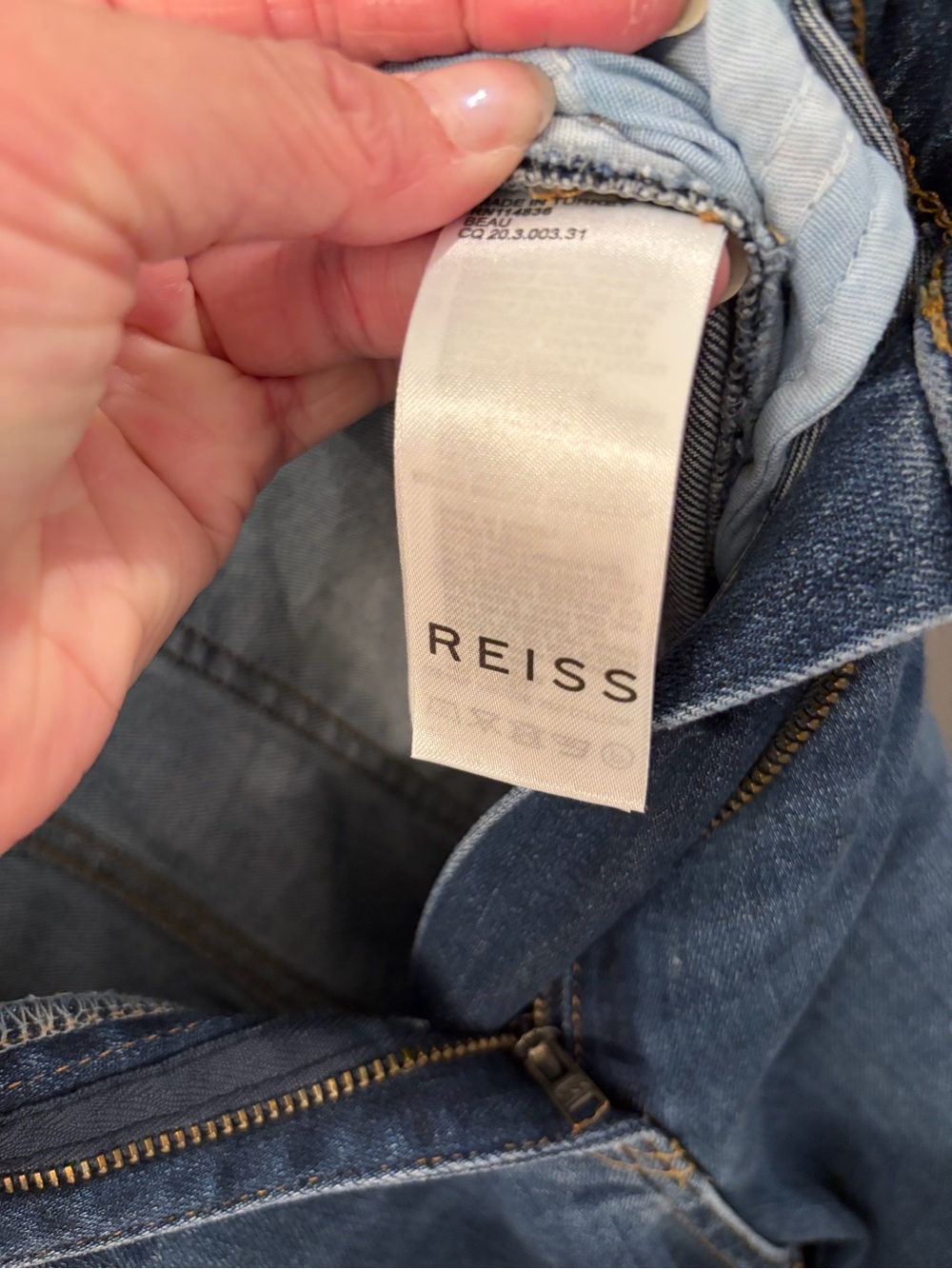 Reiss Women's Dark Blue Flare Jeans - Picture 5 of 6